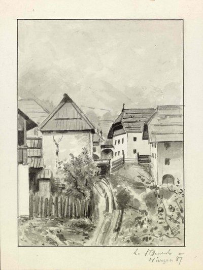 Houses in Podkoren by Ladislav Benesch